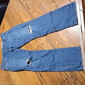 AG ADRIANO GOLDSCHMIED Jeans Womens 26 BLUE ANKLE Used Ripped
